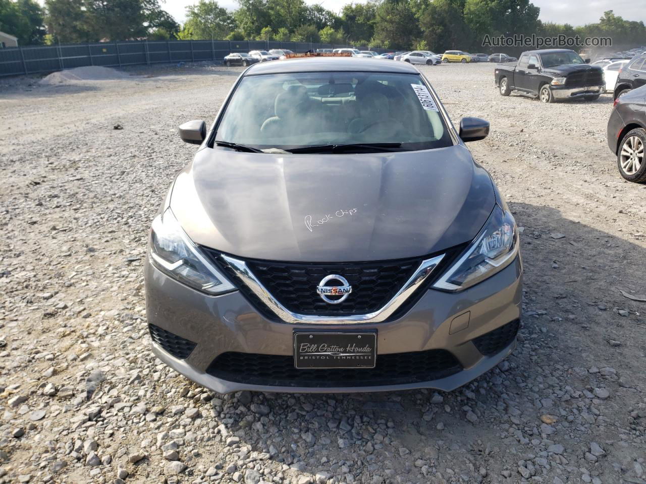 2016 Nissan Sentra S Gray vin: 3N1AB7AP8GL681205