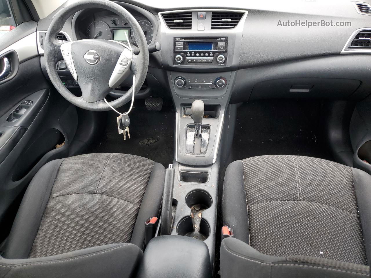 2016 Nissan Sentra S Серебряный vin: 3N1AB7AP8GY214689