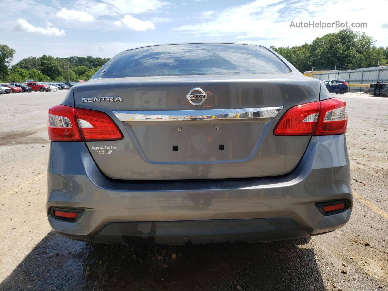 2016 Nissan Sentra S Silver vin: 3N1AB7AP8GY220573