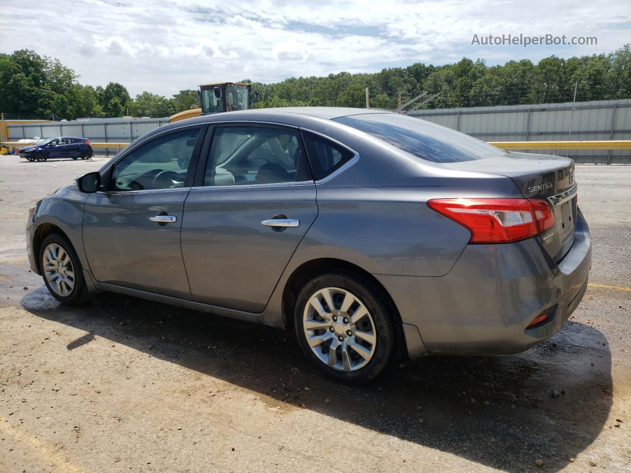 2016 Nissan Sentra S Silver vin: 3N1AB7AP8GY220573