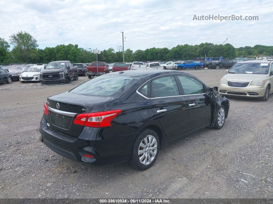 2016 Nissan Sentra Sv Black vin: 3N1AB7AP8GY226051