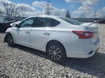 2016 Nissan Sentra S White vin: 3N1AB7AP8GY230746