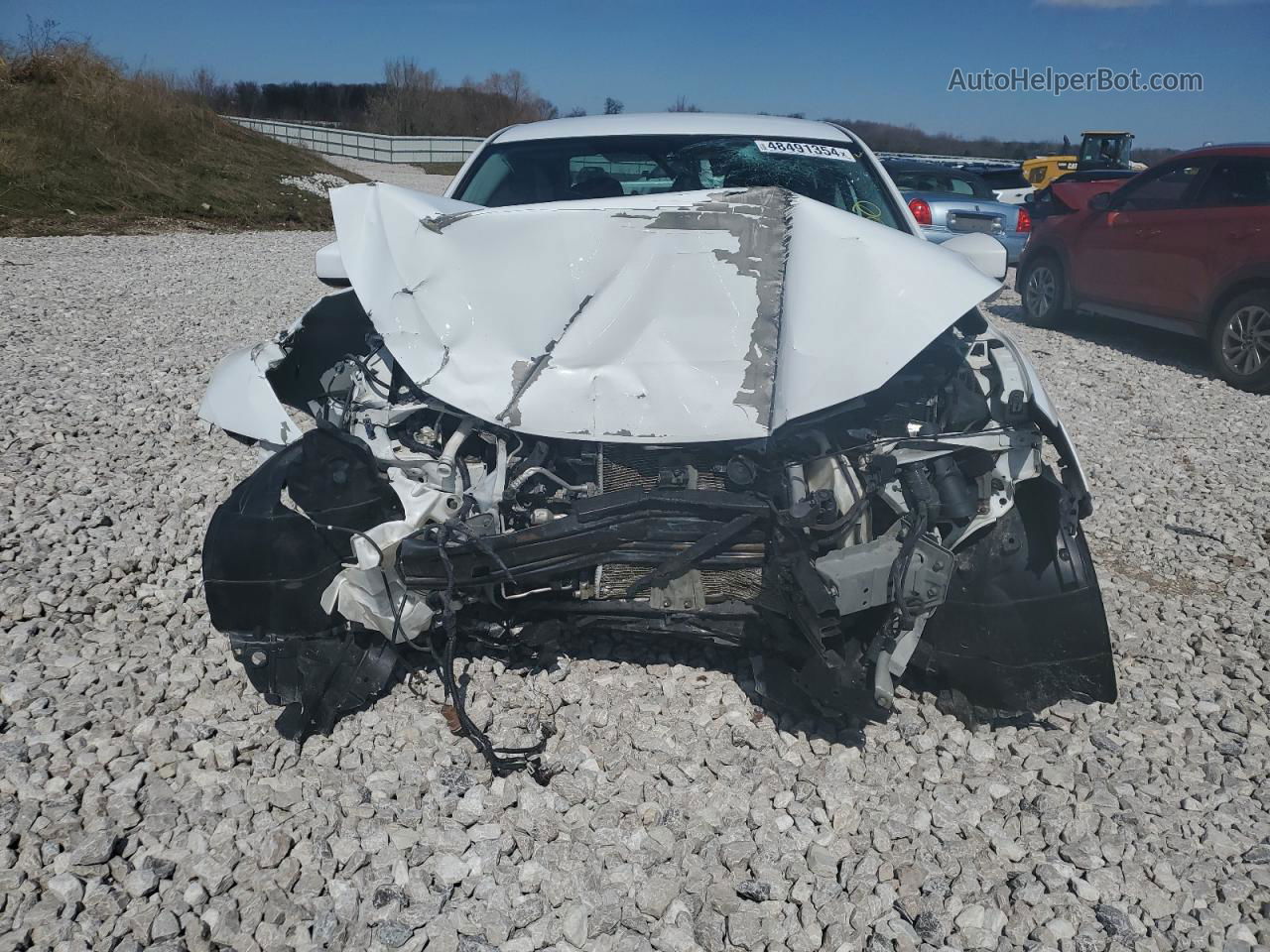 2016 Nissan Sentra S White vin: 3N1AB7AP8GY230746