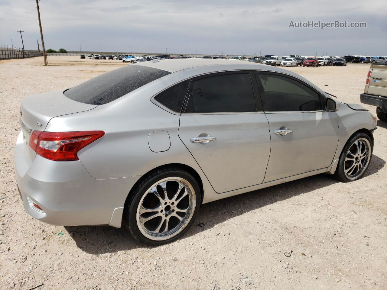 2016 Nissan Sentra S Silver vin: 3N1AB7AP8GY239608