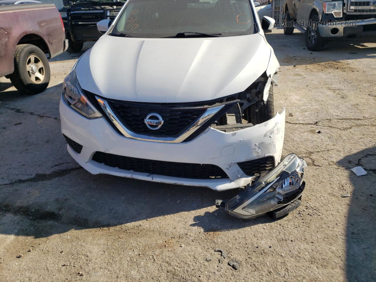 2016 Nissan Sentra S White vin: 3N1AB7AP8GY251628