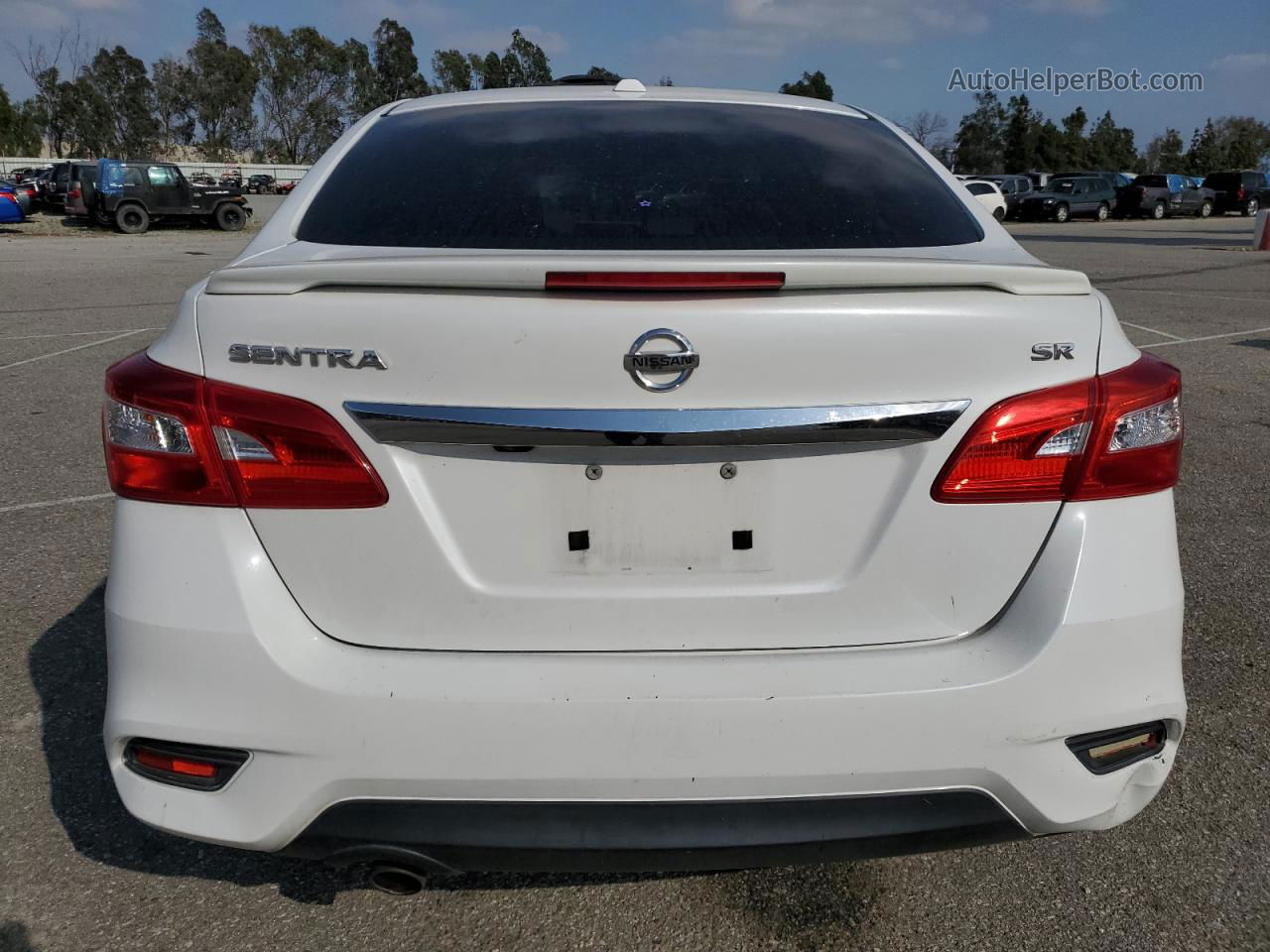 2016 Nissan Sentra S White vin: 3N1AB7AP8GY251743