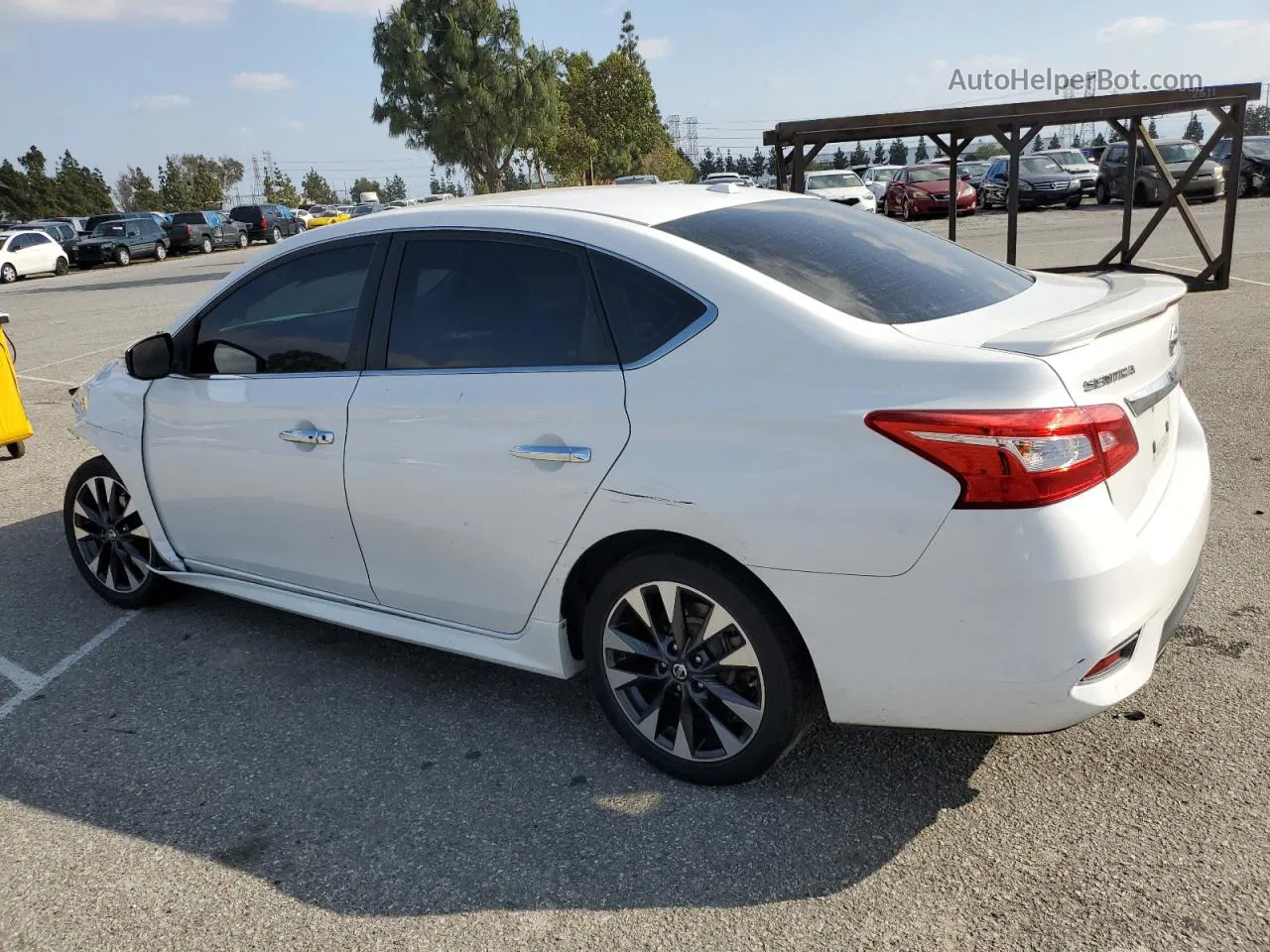 2016 Nissan Sentra S White vin: 3N1AB7AP8GY251743