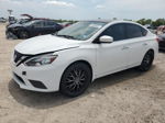 2016 Nissan Sentra S White vin: 3N1AB7AP8GY288629