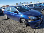 2016 Nissan Sentra S Blue vin: 3N1AB7AP8GY329809