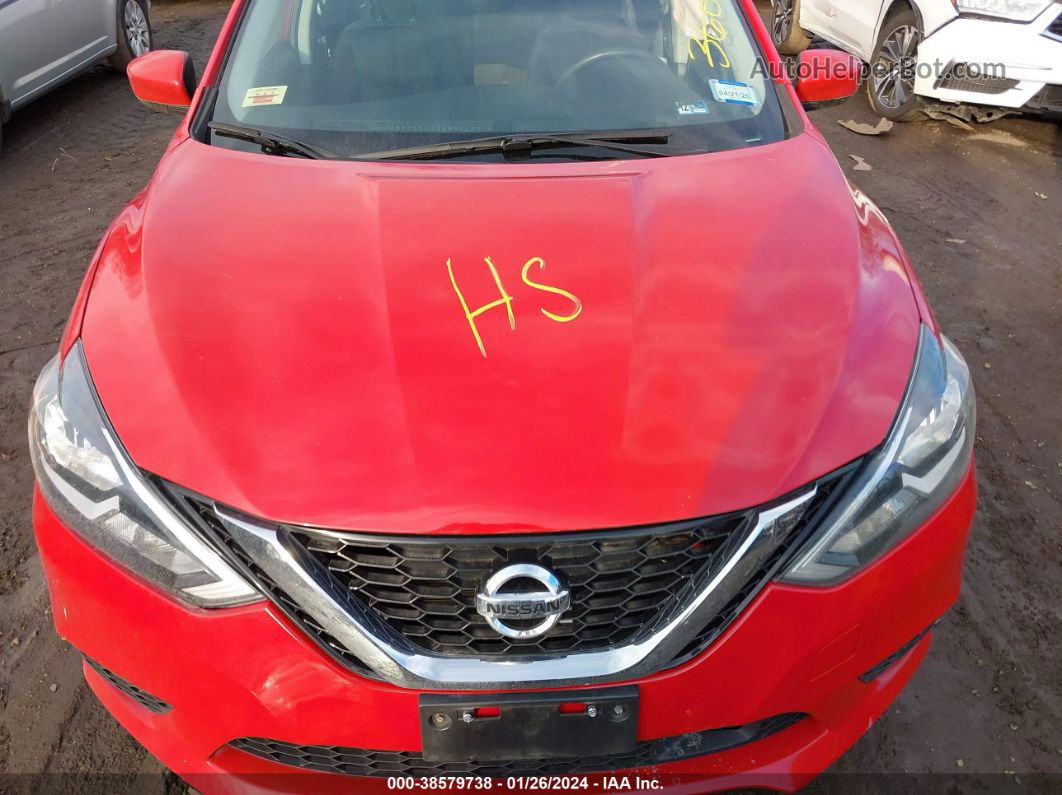 2018 Nissan Sentra Sv Red vin: 3N1AB7AP8JL617463