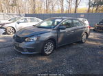 2018 Nissan Sentra Sv Gray vin: 3N1AB7AP8JL618600