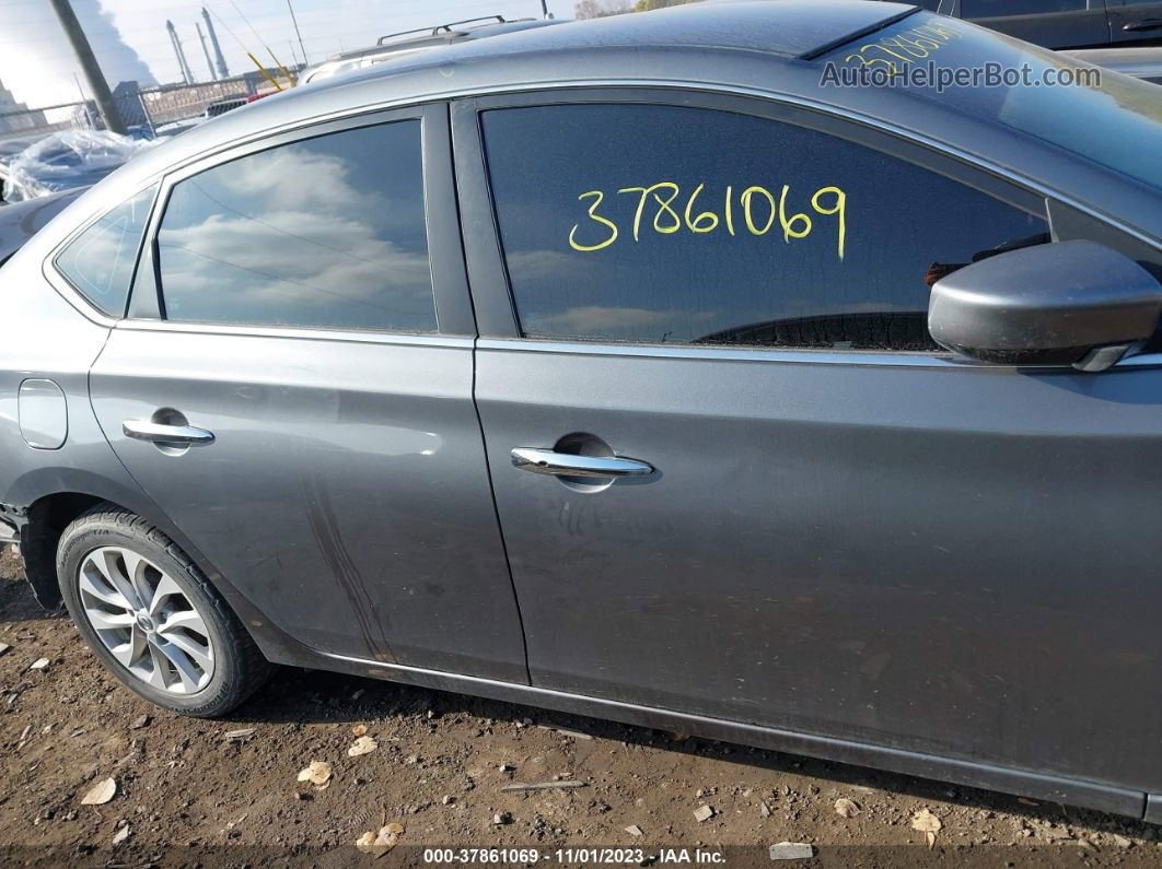 2018 Nissan Sentra Sv Gray vin: 3N1AB7AP8JL626955