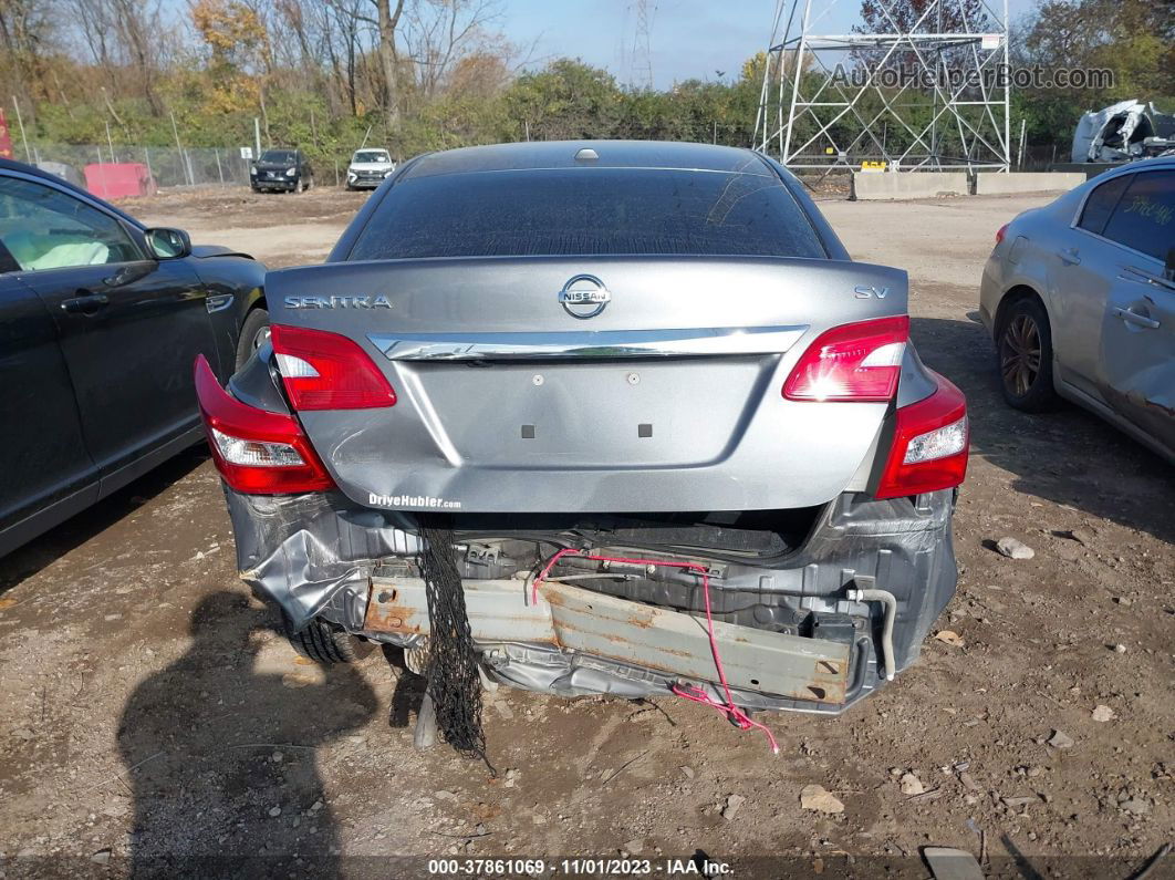 2018 Nissan Sentra Sv Gray vin: 3N1AB7AP8JL626955