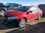 2018 Nissan Sentra S Red vin: 3N1AB7AP8JL648583