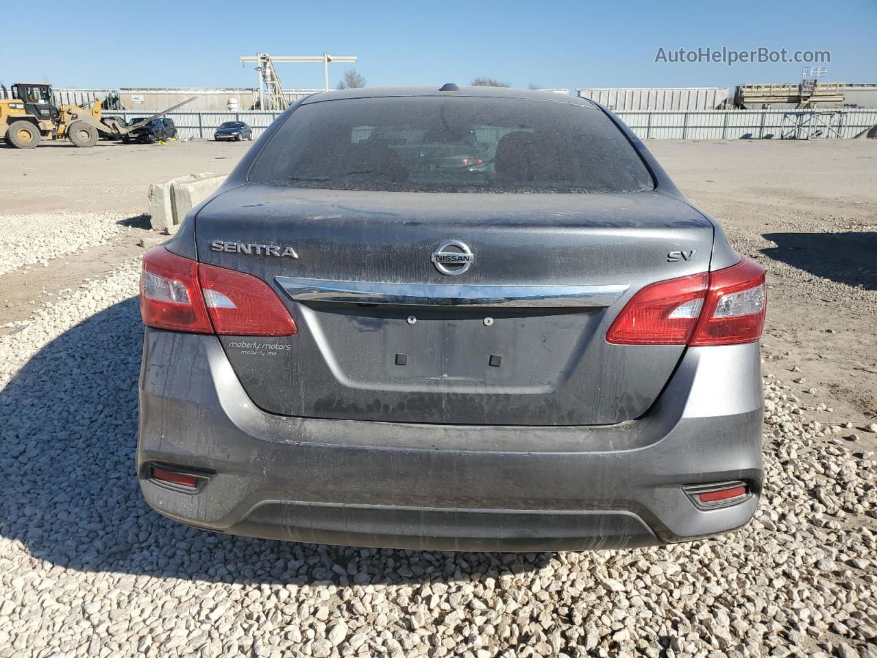 2018 Nissan Sentra S Gray vin: 3N1AB7AP8JL650124