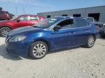 2018 Nissan Sentra S Blue vin: 3N1AB7AP8JL655601