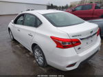 2018 Nissan Sentra Sv White vin: 3N1AB7AP8JL659471