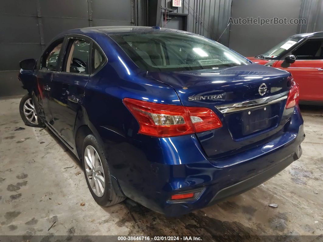 2018 Nissan Sentra Sv Dark Blue vin: 3N1AB7AP8JL660720