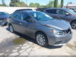 2018 Nissan Sentra Sv Gray vin: 3N1AB7AP8JL662063