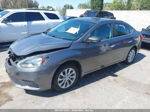 2018 Nissan Sentra Sv Gray vin: 3N1AB7AP8JL662063