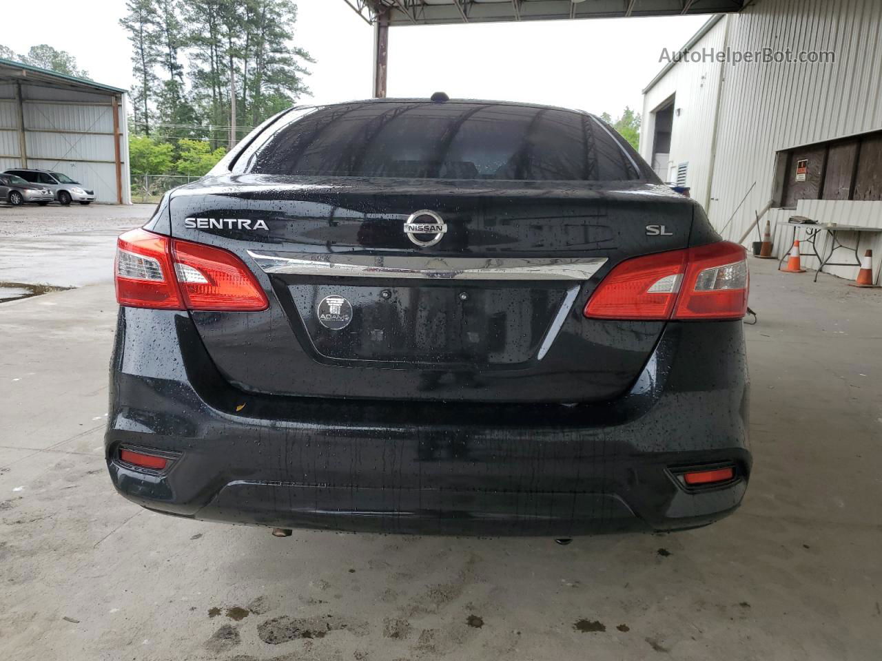 2018 Nissan Sentra S Черный vin: 3N1AB7AP8JY206972