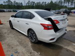 2018 Nissan Sentra S White vin: 3N1AB7AP8JY215722