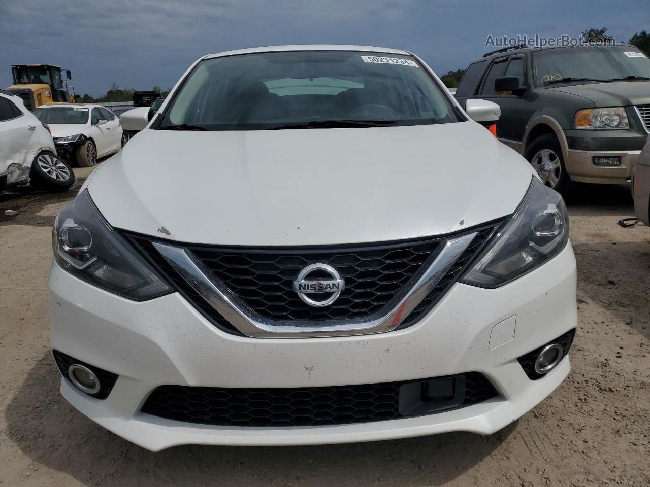 2018 Nissan Sentra S White vin: 3N1AB7AP8JY215722