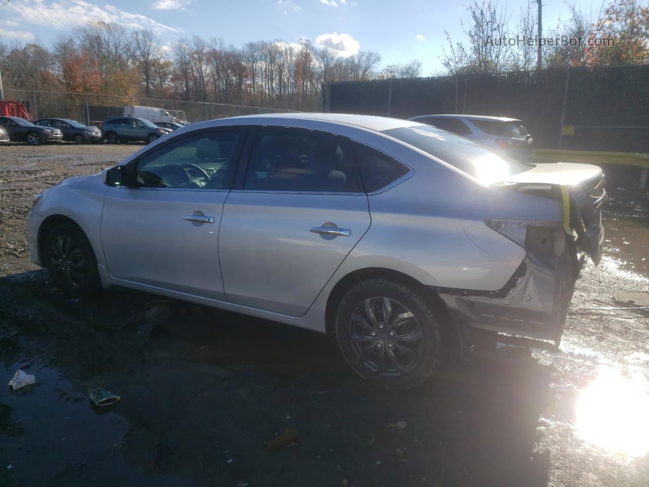 2018 Nissan Sentra S Silver vin: 3N1AB7AP8JY216062