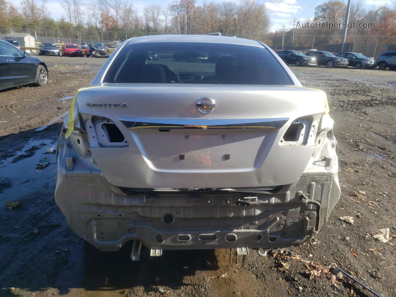 2018 Nissan Sentra S Silver vin: 3N1AB7AP8JY216062