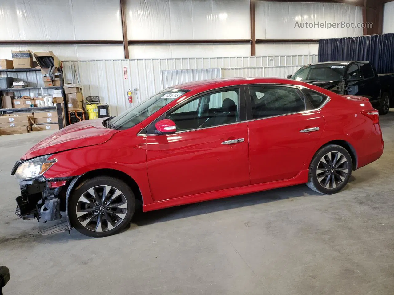 2018 Nissan Sentra S Red vin: 3N1AB7AP8JY221715