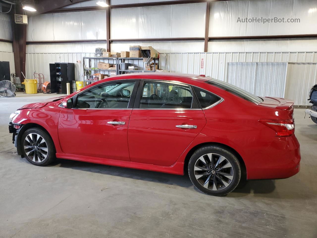 2018 Nissan Sentra S Red vin: 3N1AB7AP8JY221715