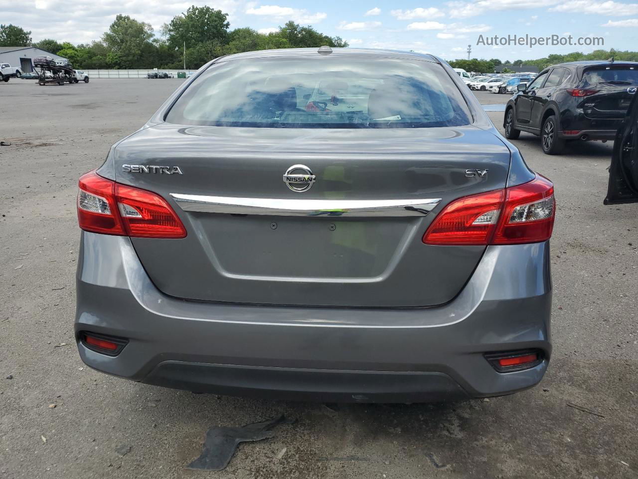 2018 Nissan Sentra S Gray vin: 3N1AB7AP8JY225361