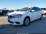 2018 Nissan Sentra S White vin: 3N1AB7AP8JY234142