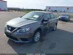 2018 Nissan Sentra Sv Gray vin: 3N1AB7AP8JY246338