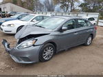 2018 Nissan Sentra Sv Серый vin: 3N1AB7AP8JY257615