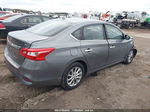 2018 Nissan Sentra Sv Серый vin: 3N1AB7AP8JY257615