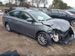 2018 Nissan Sentra Sv Gray vin: 3N1AB7AP8JY257615