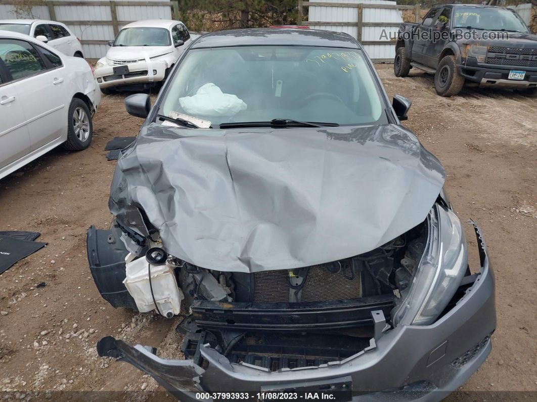 2018 Nissan Sentra Sv Gray vin: 3N1AB7AP8JY257615