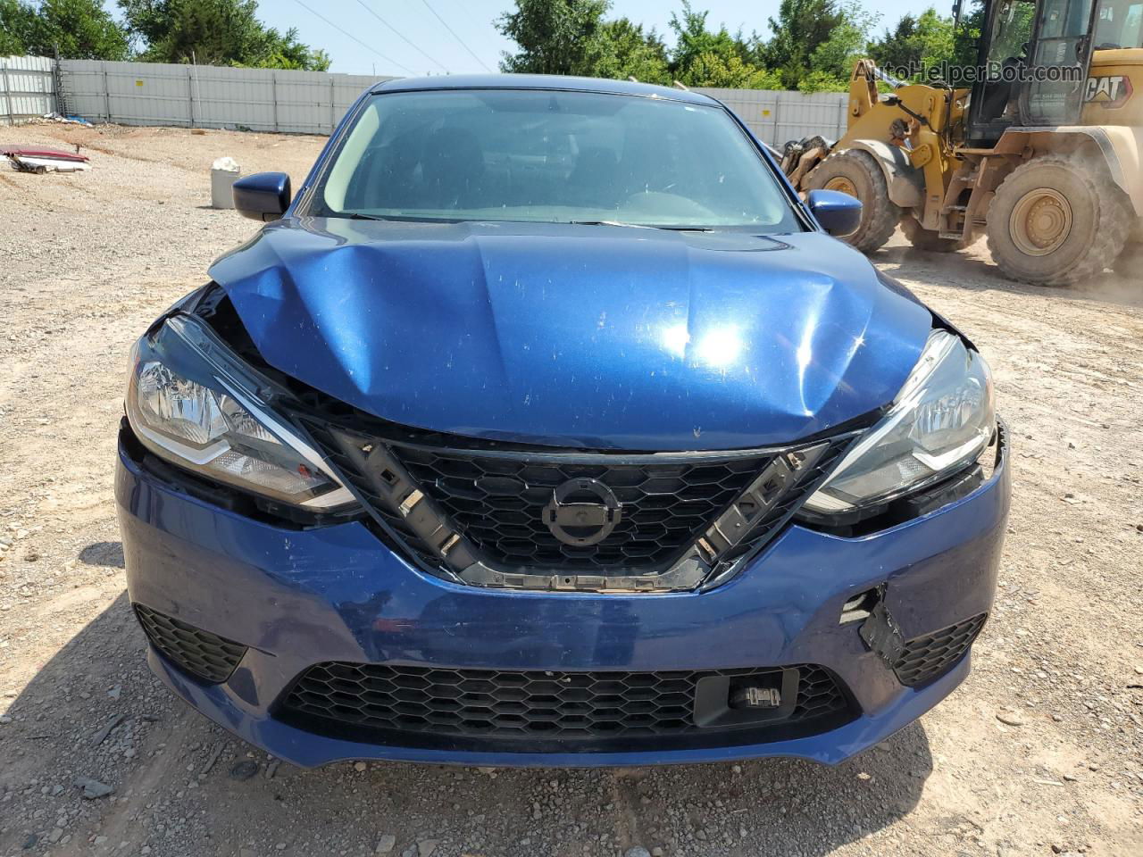 2018 Nissan Sentra S Blue vin: 3N1AB7AP8JY274978