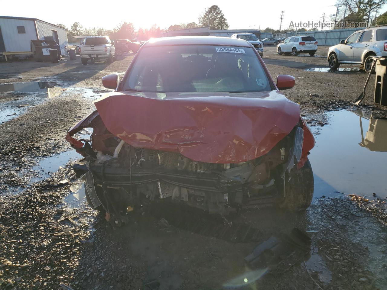 2018 Nissan Sentra S Red vin: 3N1AB7AP8JY286063