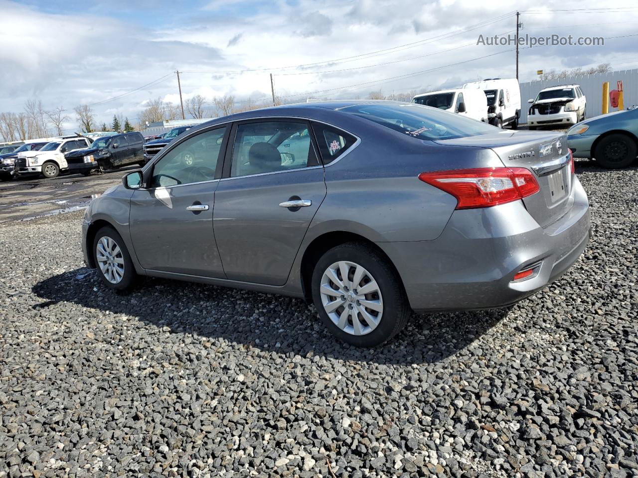 2018 Nissan Sentra S Charcoal vin: 3N1AB7AP8JY292042