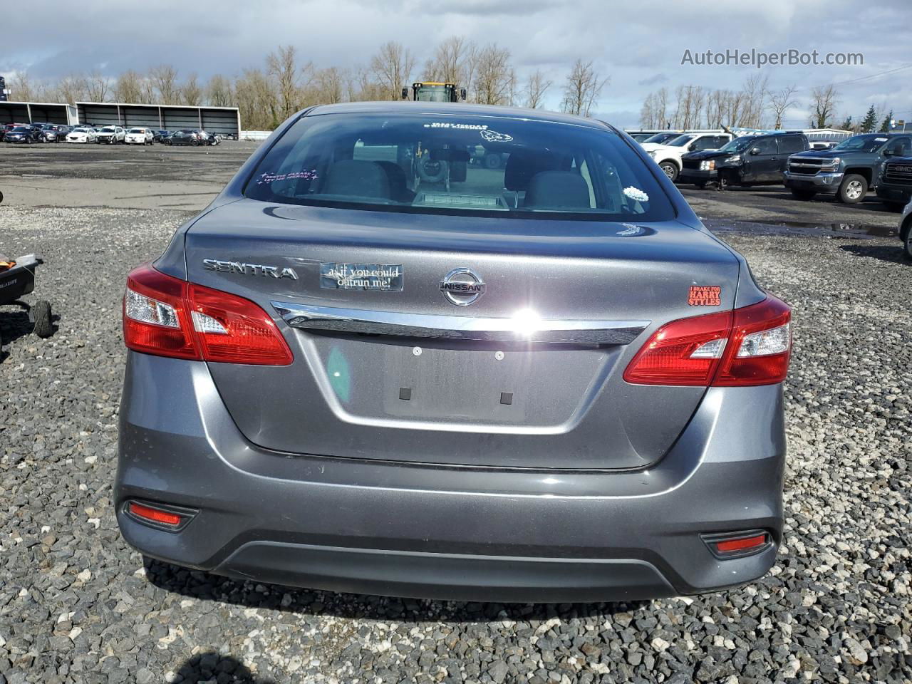 2018 Nissan Sentra S Charcoal vin: 3N1AB7AP8JY292042