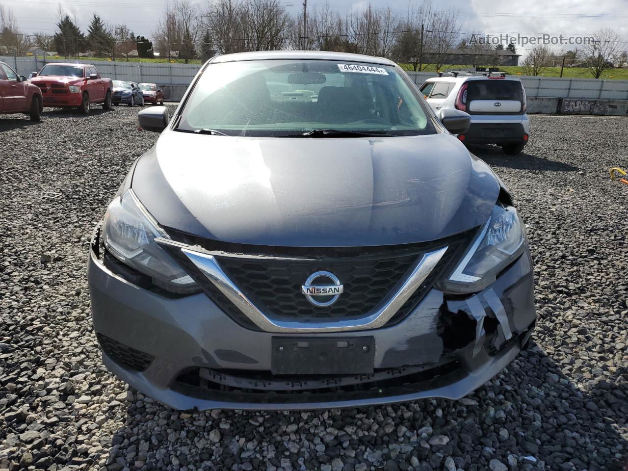 2018 Nissan Sentra S Charcoal vin: 3N1AB7AP8JY292042