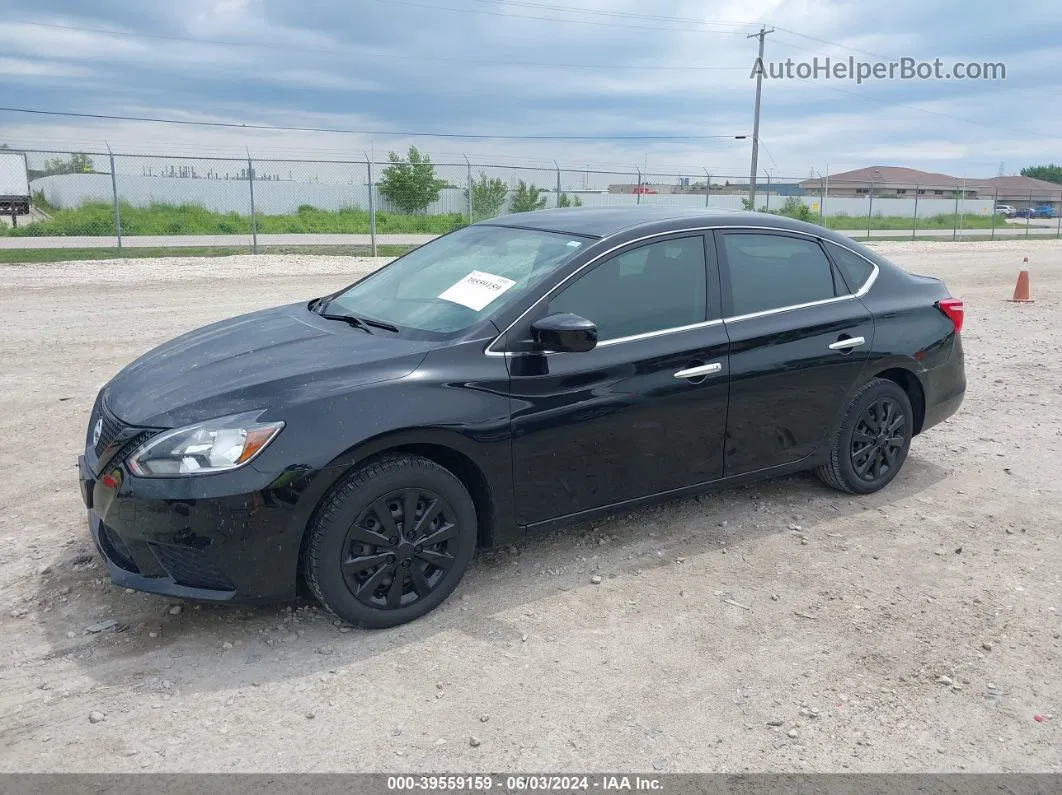 2018 Nissan Sentra S Black vin: 3N1AB7AP8JY297015