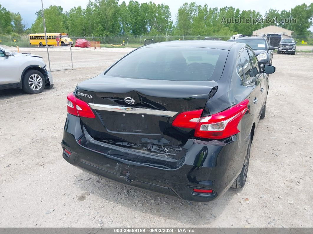 2018 Nissan Sentra S Black vin: 3N1AB7AP8JY297015