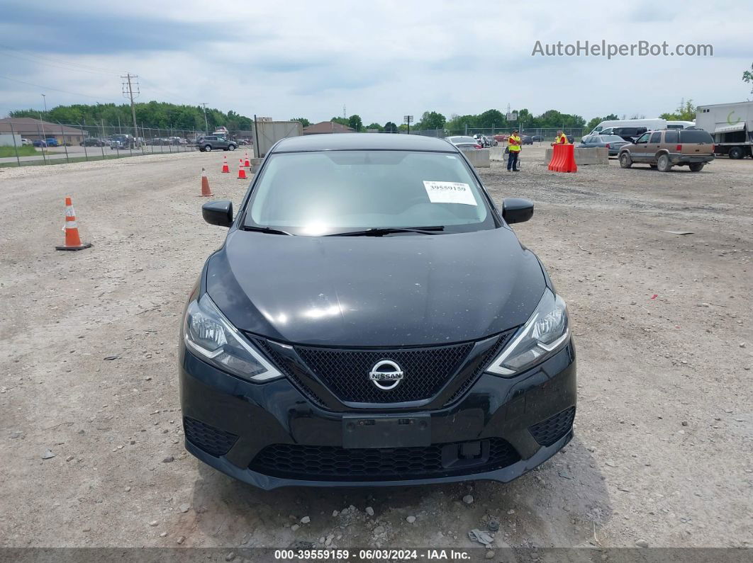 2018 Nissan Sentra S Black vin: 3N1AB7AP8JY297015