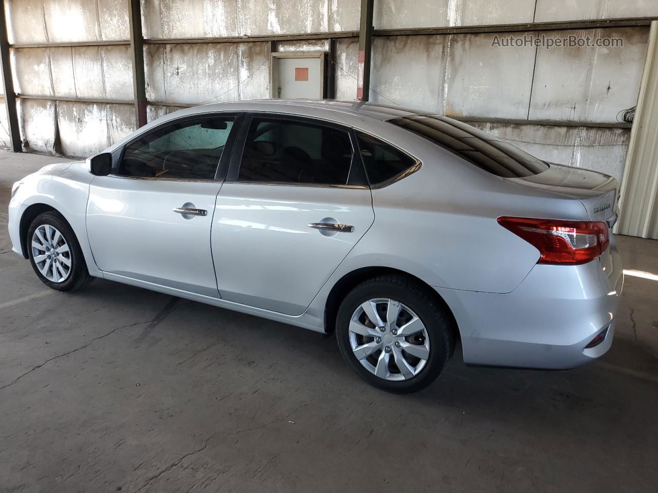 2018 Nissan Sentra S Silver vin: 3N1AB7AP8JY298424