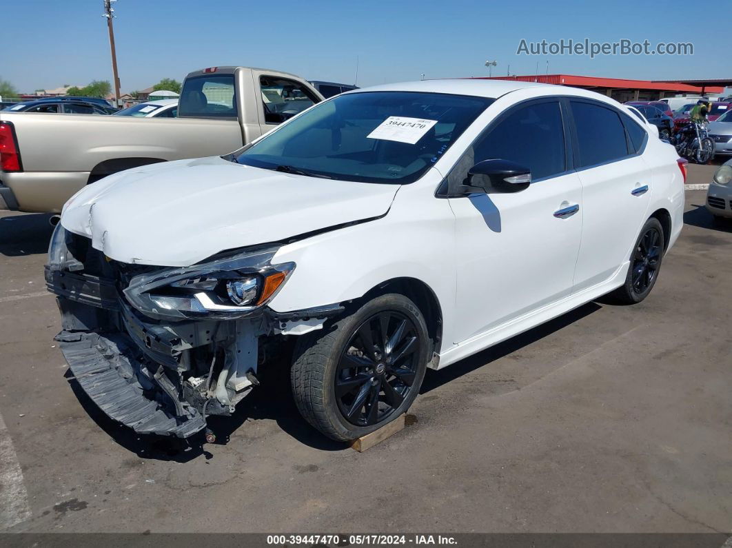 2018 Nissan Sentra Sr White vin: 3N1AB7AP8JY298889