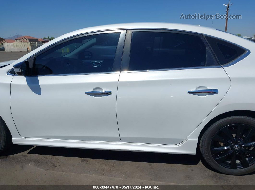 2018 Nissan Sentra Sr White vin: 3N1AB7AP8JY298889