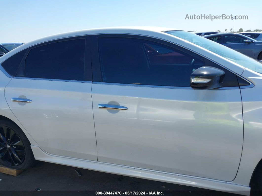 2018 Nissan Sentra Sr White vin: 3N1AB7AP8JY298889